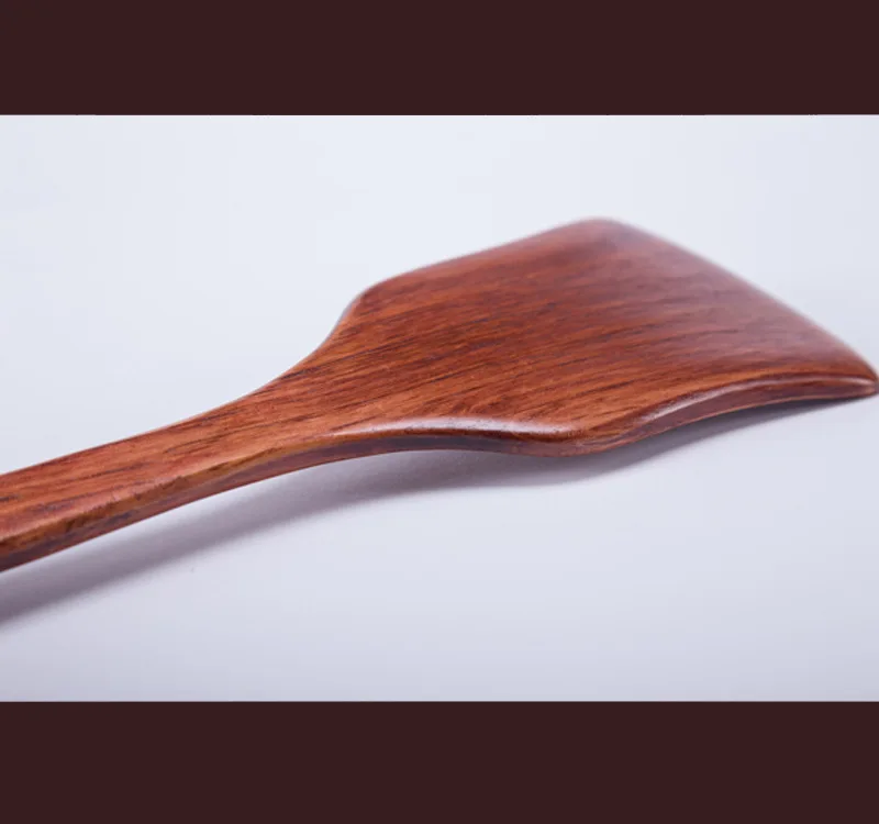 He shi Home 26 Cm Fan-shaped Non-stick Pot Spatula Cooking Wood Spatula Kitchenware Logo Customizable