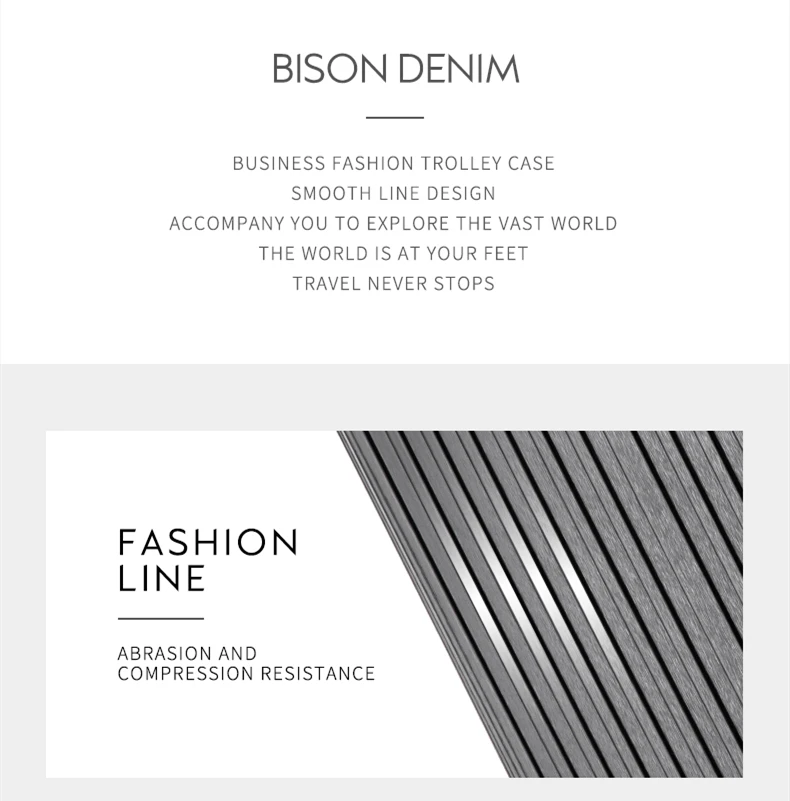 BISON DENIM, Дорожный чемодан из алюминиевого сплава, переноска на Спиннер, колеса, багаж, TBS замок, тележка на колесиках для мужчин и женщин, 2" 24" 2" N5096