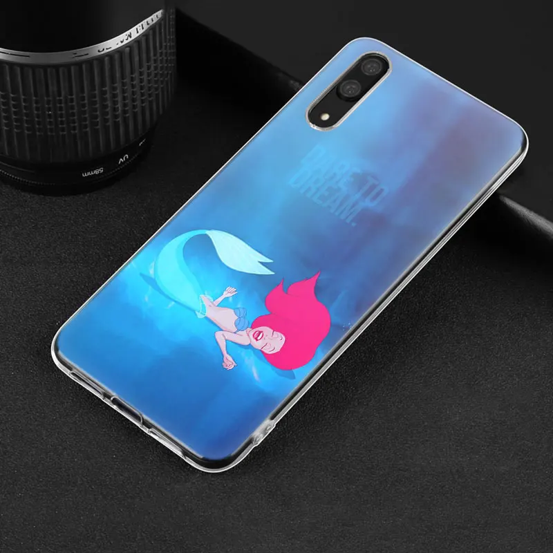 Силиконовый чехол принцессы Русалочки для huawei P30 P20 Pro P10 P9 P8 Lite P Smart Z Plus NOVA 3 3i 5i 5Pro - Цвет: 012