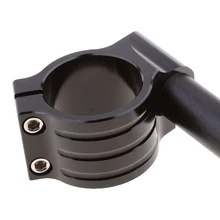 45 мм CNC черная вилка труба универсальный мотоцикл Клип Ons на руль