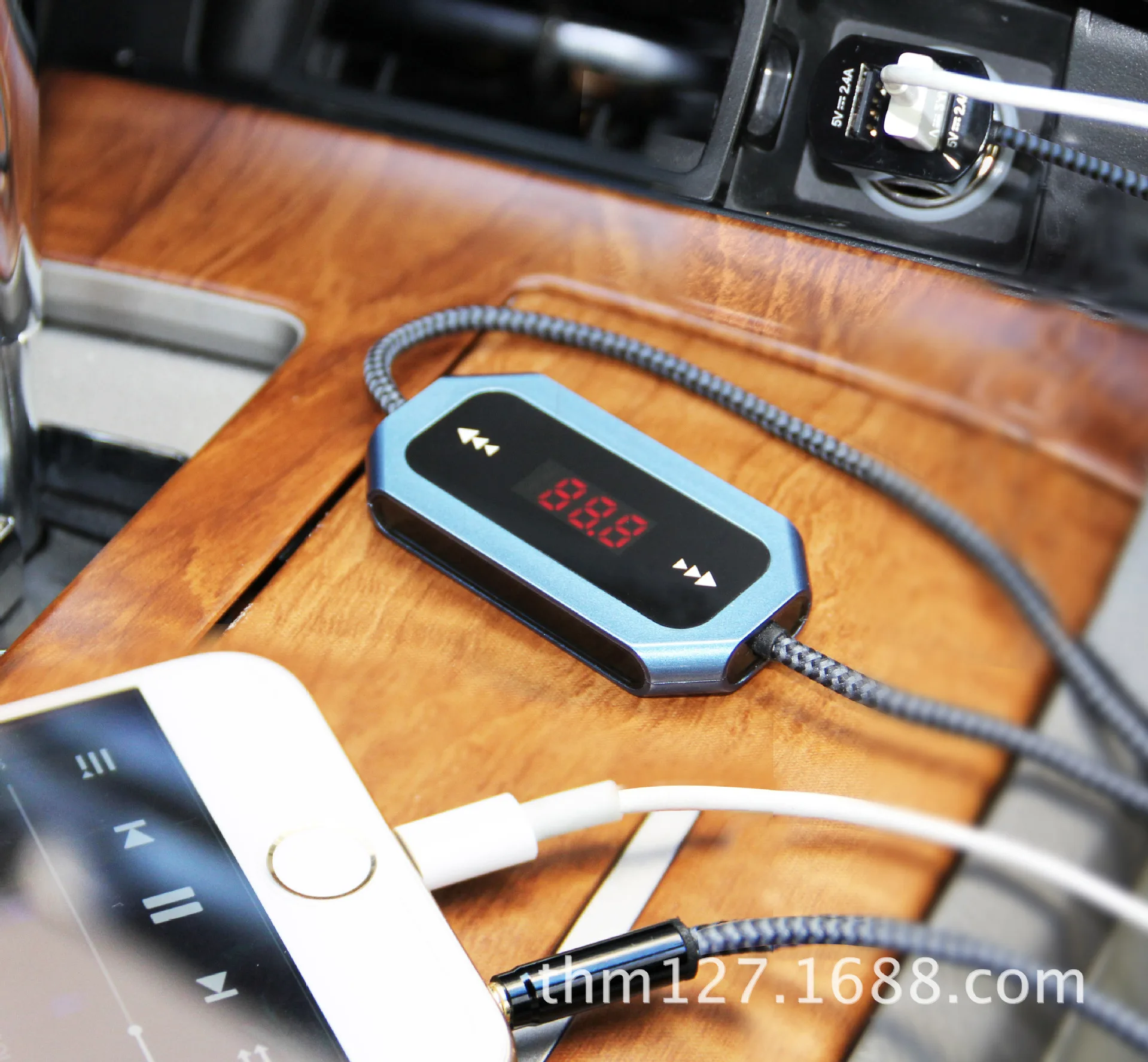 Заводская модель FM передатчик автомобильный MP3, USB Автомобильное зарядное устройство автомобильный Bluetooth громкой связи вызов 3,5 размер