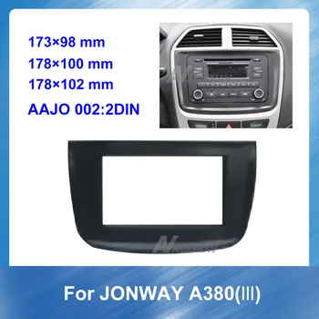 

2 Din Car Radio Fascia for JONWAY A380 Ⅲ Car refitting DVD frame Stereo Panel Dash Mount Trim Installation Kit Frame Audio Frame