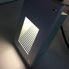 2,4 Вт DC 24 В IP67 Водонепроницаемый светодиодный настенный светильник, декоративный светильник, квадратный для украшения дома