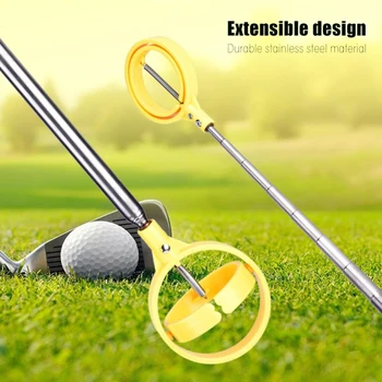 

Sports Ball Retriever Catching Easy Use Practical Telescopic For Golf Durable Retract Non Slip Wear Resistant Locking Outdoor