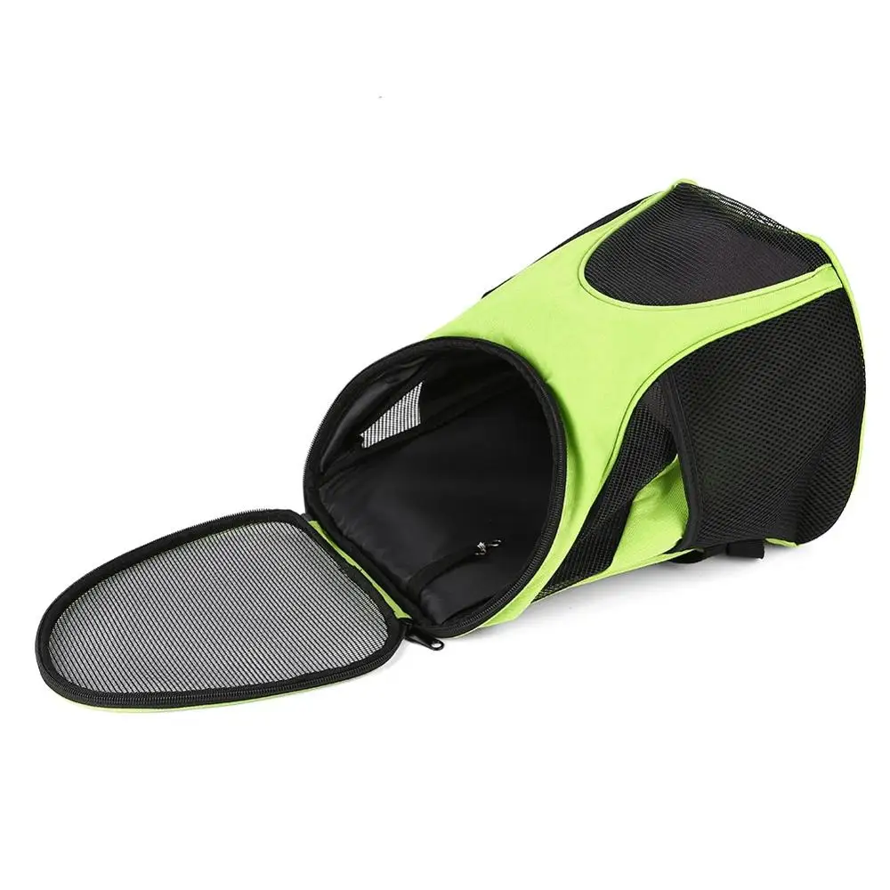 Yosoo Pet Carrier Премиум путешествия открытый сетчатый рюкзак сумка аксессуар зеленый