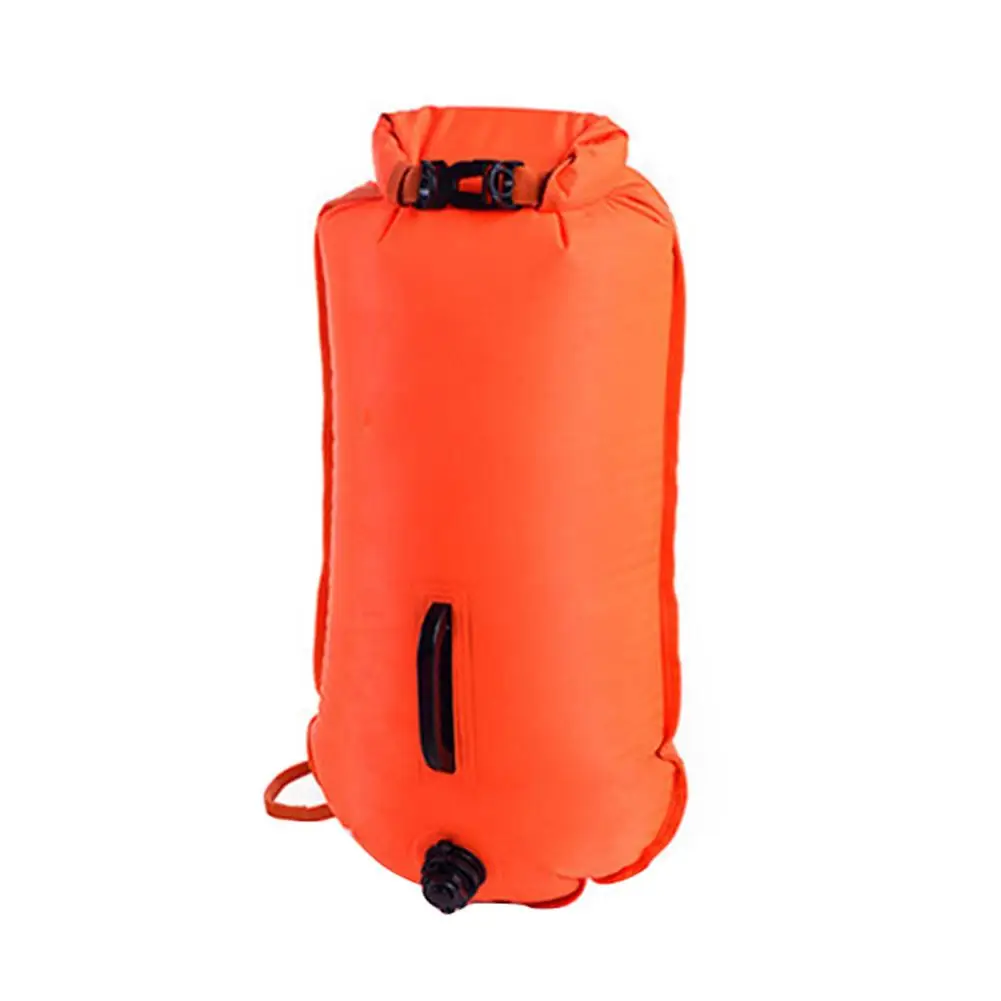 

Thickened Inflatable Life Saving Bag Waterproof PVC Adult Double Airbag Buoy Bags Float Storage Type Drifting Swimming Bag