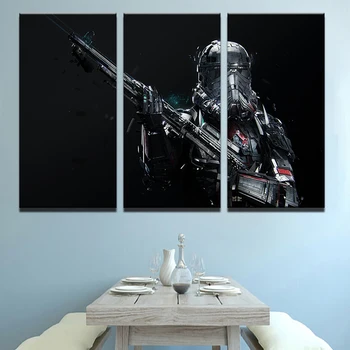 

Canvas Wall Art HD Printed Painting Poster Home Decor Framed 3 Panel Movie Characters Landscape Modular Picture Kids Room PENGDA