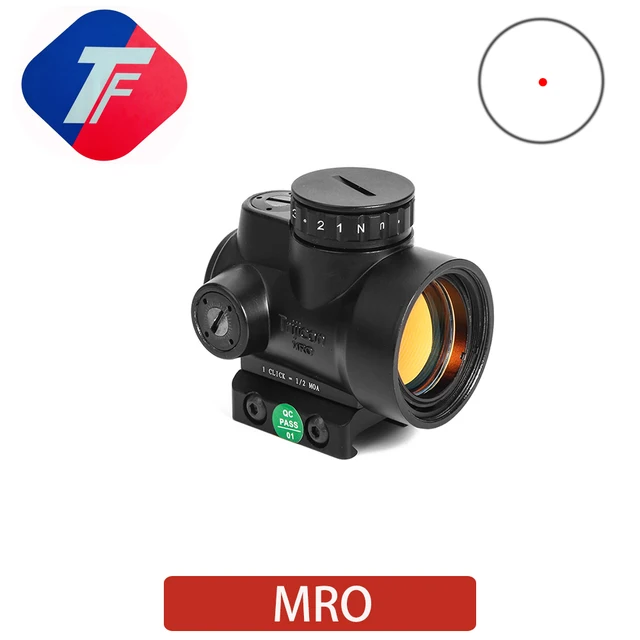 US $30.00 MRO Red Dot Sight Hunting Range Builtin Adjustable Holographic Sight Tactical Optical Sight Huntin