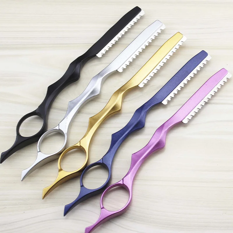 

Hairdressing Scissors Professional Hair Cutter Color Paint Hairdressing Thinning Knife Hair Cutter Multi Color Optional