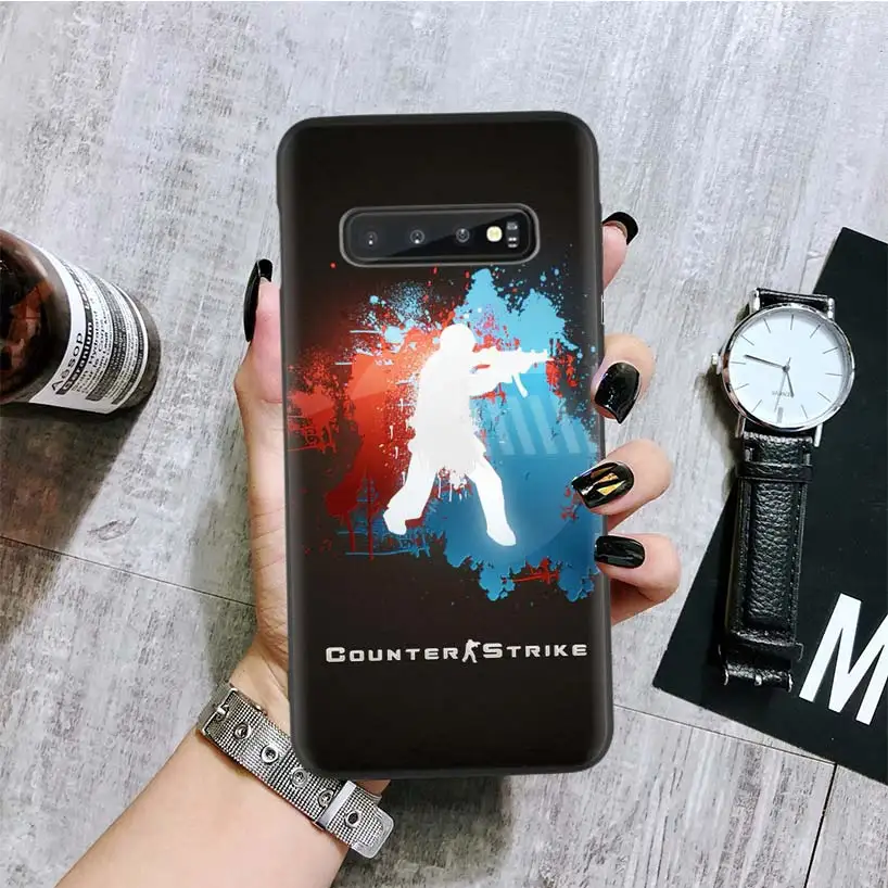 Counter Strike CS GO и PUBG черный чехол для телефона для samsung Galaxy S10+ Plus Lite Note 10 9 8 S9 S8 J4 J6+ Plus S7 S6 Edge - Цвет: BA329-6