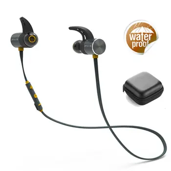 

Plextone BX343 Wireless Earphone Bluetooth IPX5 Waterproof Earbuds Dual Battery Magnetic Headset Sport Headphone With Microphone
