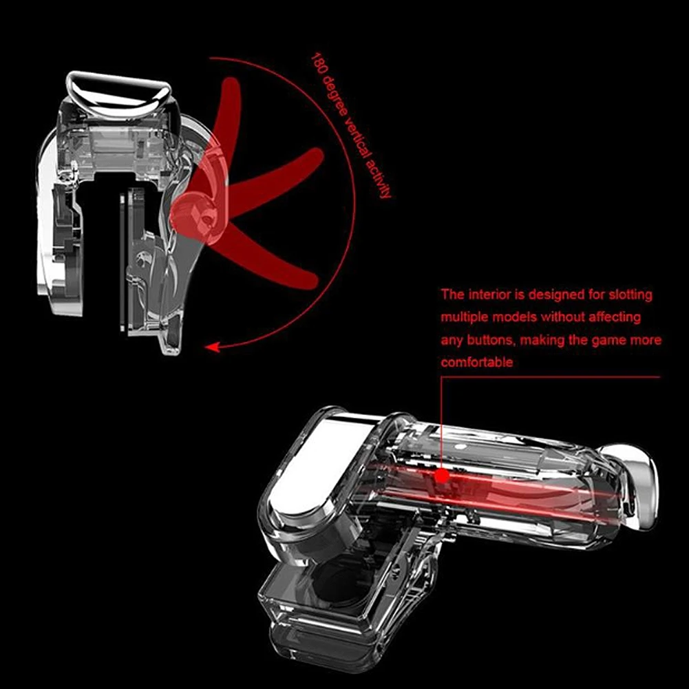 K03 PUBG Game Controller PUBG/Cutter/Survival Rules Gamepad L1R1 Fire Shooting Button Trigger for Android iOS Mobile Phone