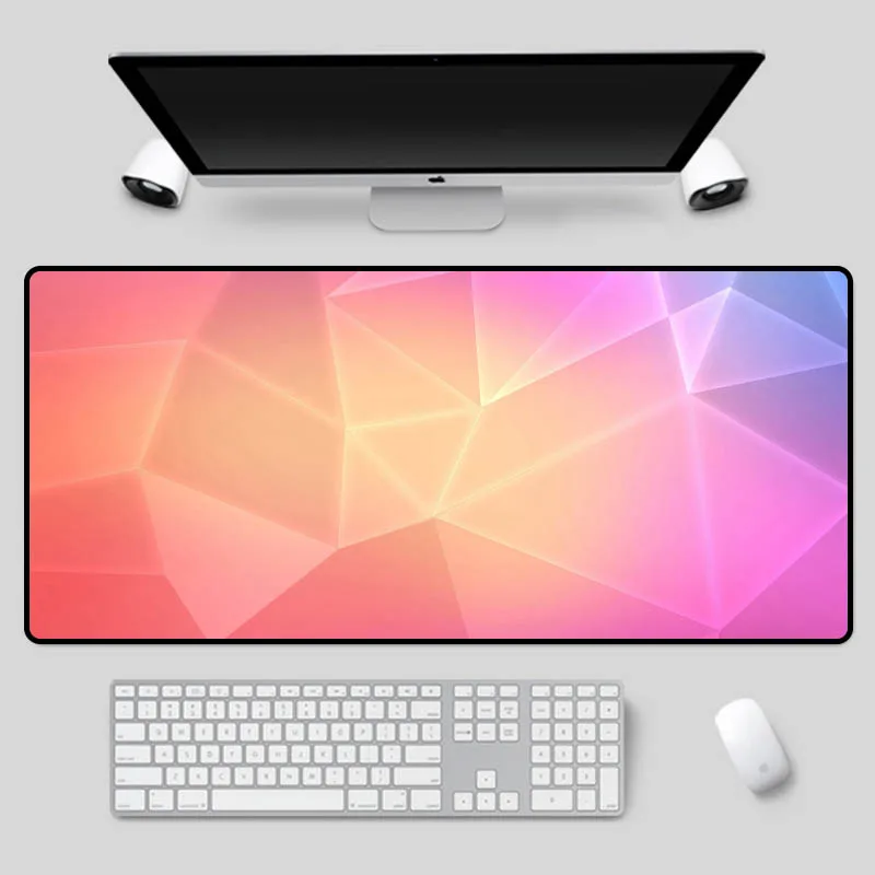

XGZ Exquisite large size mouse pad art pattern desk pad home PC computer essential office gaming keyboard pad