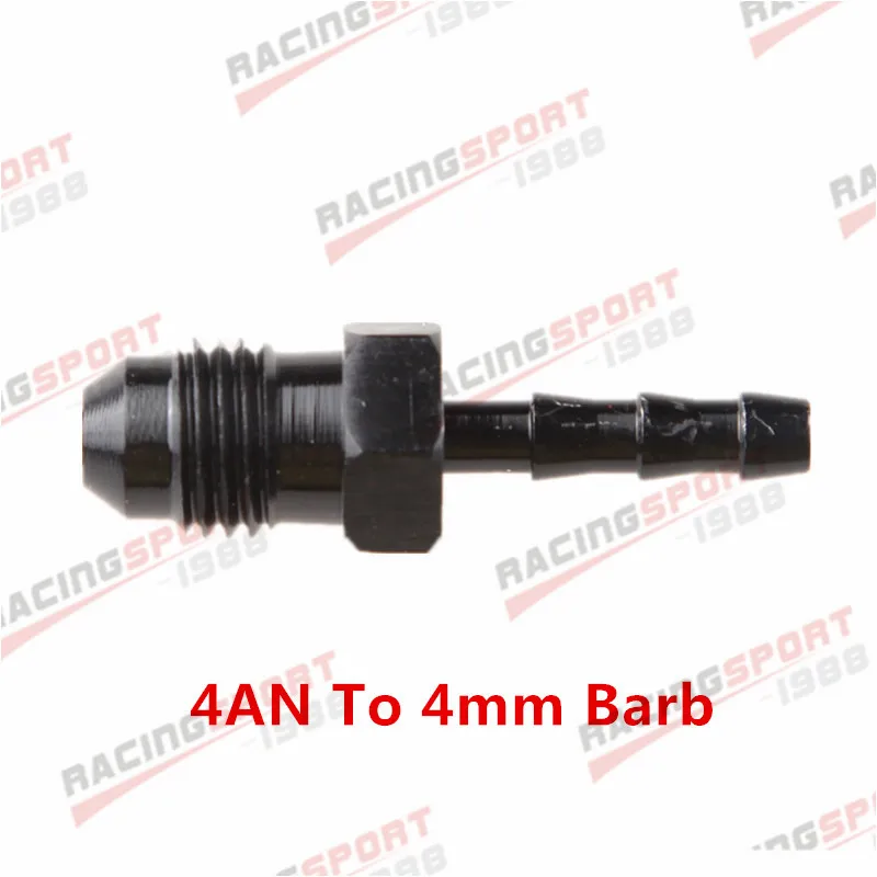 4AN 6AN 8AN 10AN 12AN до 4 мм 6 мм 8 мм 10 мм 1 ''прямой фитинг топливной линии - Цвет: BLACK