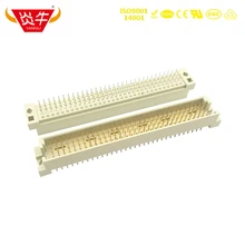 Connecteur 4 rangées, 4128 DIN, 2.54mm, 4x32P, 24128 broches mâles à ANGLE droit, prise européenne, 221281, 1100, 4128S