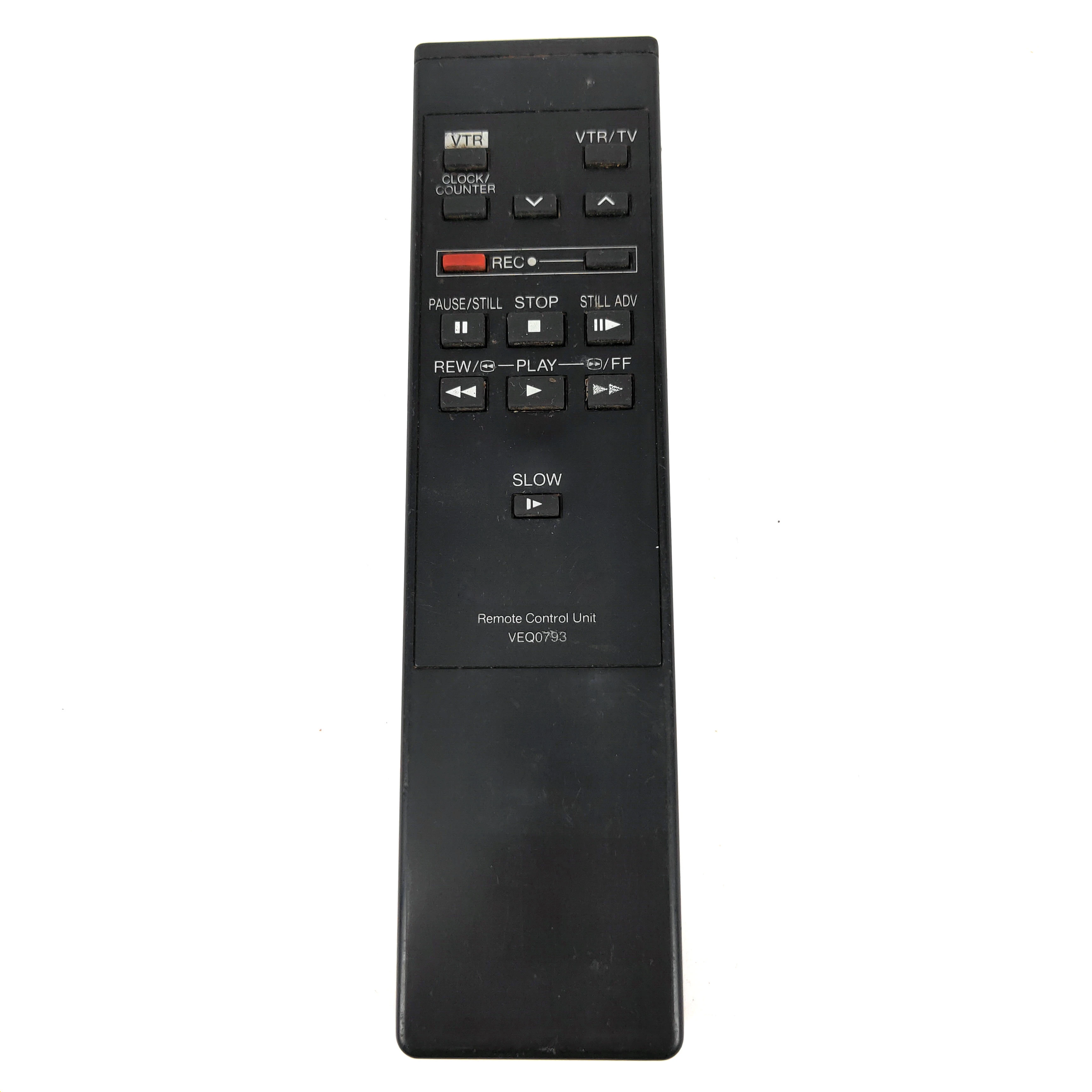 Used Original For Panasonic Vtr Tv Veq0793 Remote Control With Rec Fernbedienung Remote Controls Aliexpress