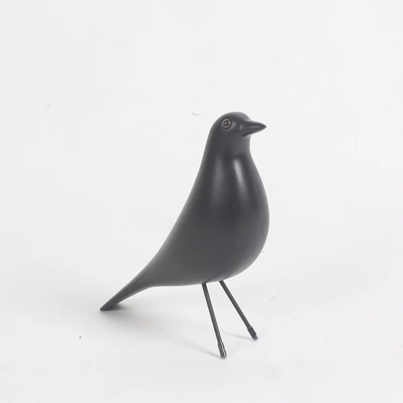 Review Danish Decorative Bird Multi Color Family Creative Home Decoration Resin Eames Bird Ornaments