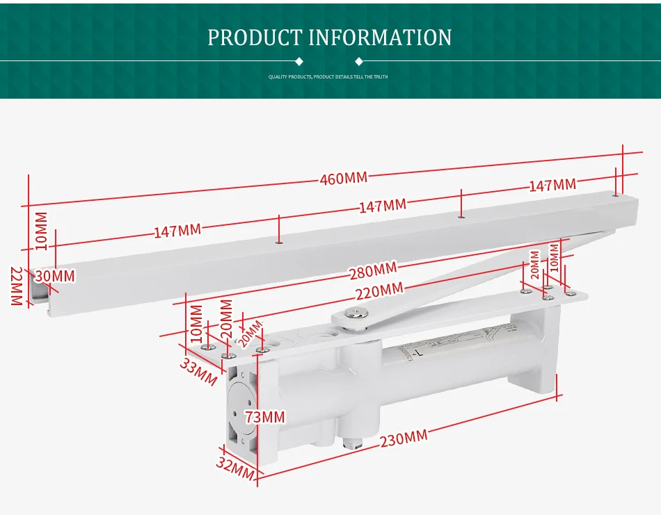 White-color-6303-Marie-buffer-door-closer-Home-hydraulic-door-spring-automatically-close-the-artifact-positioning-40KG-65kg_16