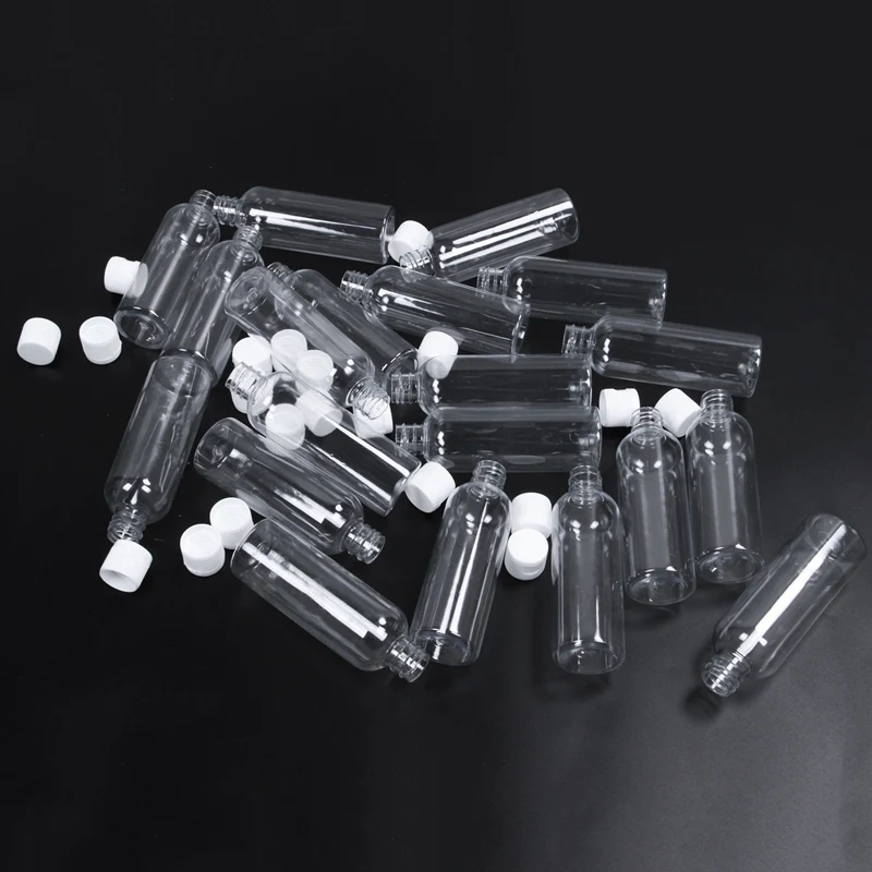 

20 Pieces 100ml Plastic shampoo bottles Plastic Bottles for Travel Container for Cosmetics Lotion