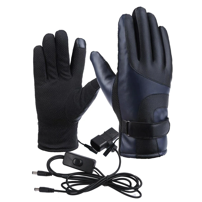 Winter Four-Speed Thermostat Charging Warm Electric Car Heating Gloves Motorcycle Electric Gloves