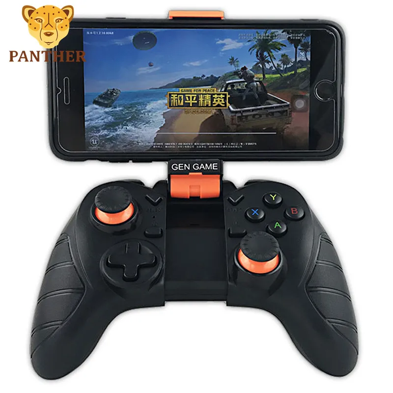 

Wireless Game Controller Enhanced Edition Joystick Bluetooth4.0 connection gamepad with holder for Windows PC iOS TV box