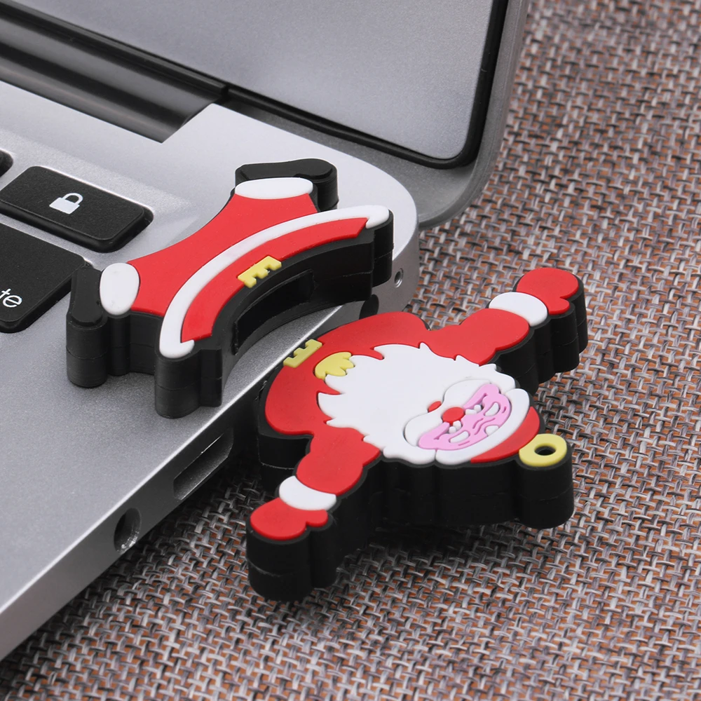 32G 64G 128G рождественский серия U диск USB 2,0 высокоскоростной передачи U диск Санта Клаус U диск Рождественский подарок