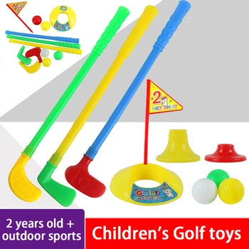 

Swing Children Gift Team Spirit Fun Competition Lightweight Mini Portable Colorful Leisure Sports Golf Toy Set Outdoor Game
