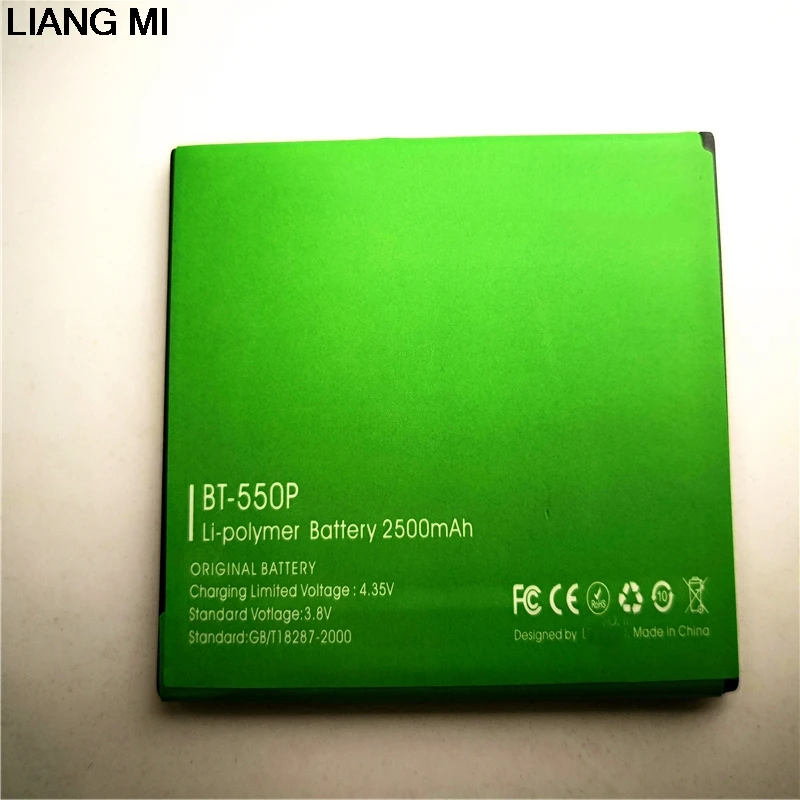 New BT 550P 2500mAh Backup Battery for LEAGOO LEAD 1i lead 1 Smartphone battery with phone