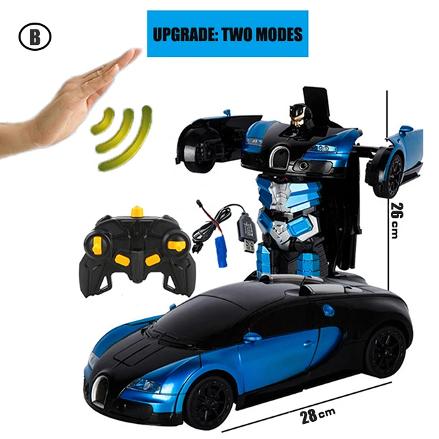 

remote control car drift 2.4Ghz Induction Transformation Robot Car Models 1:14 RC Car Toy led Light fightint Toys Gifts