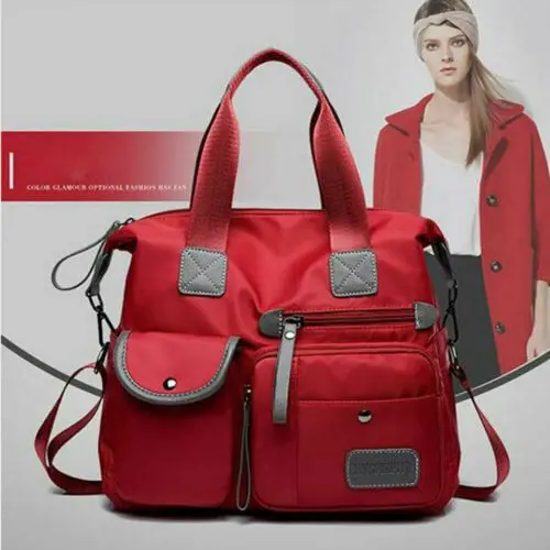 

Local stock Ladies' designer Oxford cloth style shoulder bag ladies large capacity handbag