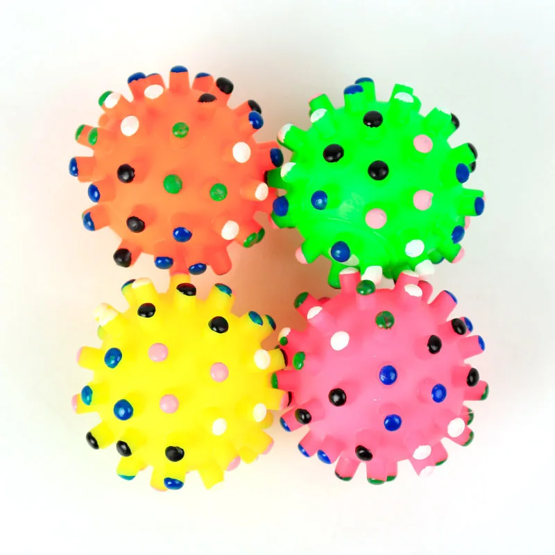 

Durable Small Bite Resist Interactive Ball Toy Pet Dog Toy Cat Squeaky Toy Quack Chew Sound Dog Toy