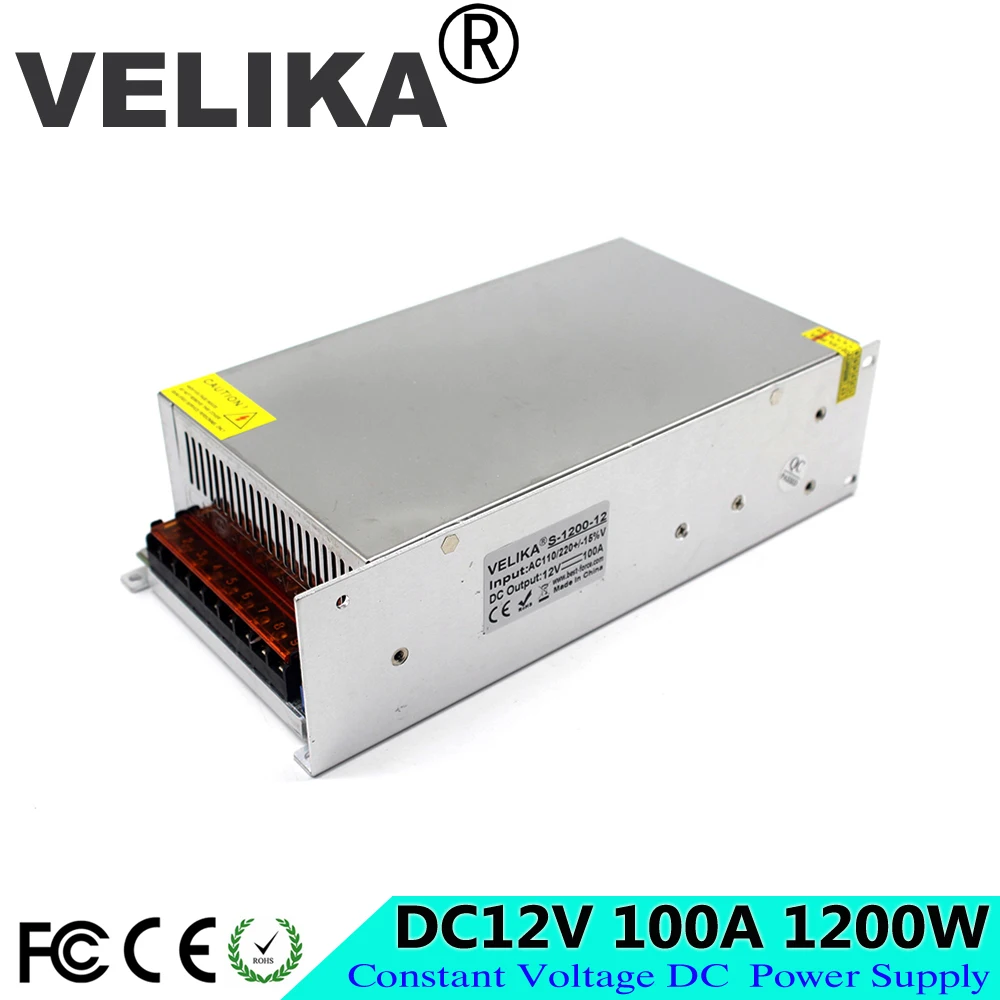 Одиночный выход DC12V 13 8 V 15V 18V 24V 27V 28V 30V 32V 36V 42V 48V 720W 800W 1000W 1200W импульсный источник
