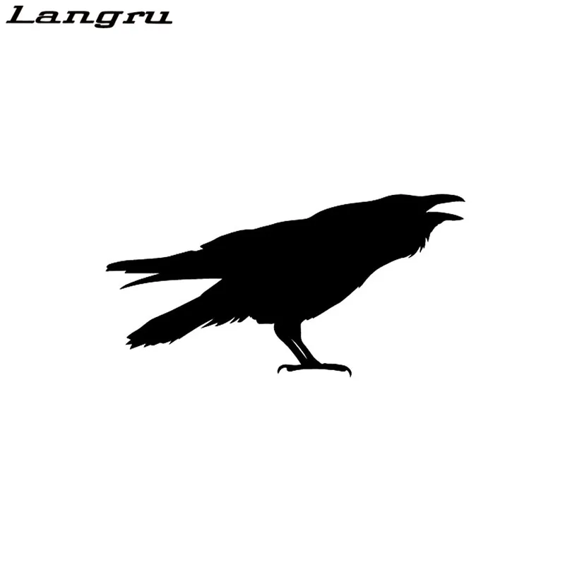 Dos Desenhos Animados Divertimento Animale Corvo Passaro Vinil Etiqueta Do Carro Decalque Fare Carro-Styling Decor Jdm