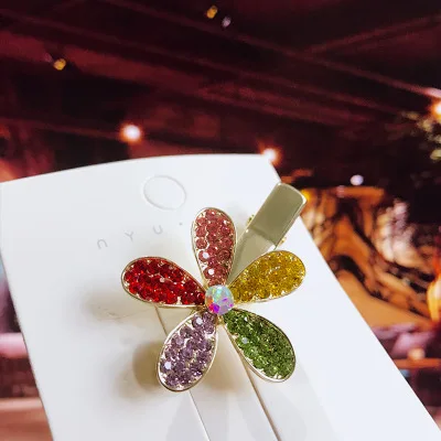 Женские Винтажные заколки для волос длинные с жемчужинами и цветами