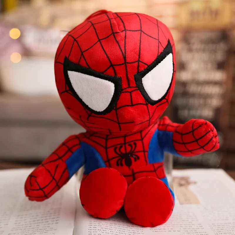 27 см Marvel Мстители 4 супергерой персонал плюшевые куклы Капитан Америка Железный человек Человек-паук Бэтмен Супермен плюшевые мягкие игрушки