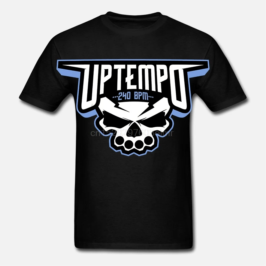 Габбер рубашка Hardcore Terrorist UPTEMPO череп Габба техно Hardstyle Новинка|Футболки| |