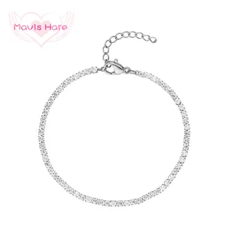 

Mavis Hare Stainless Steel Faith Sparkling zircon Crystal Bracelet Stainless Steel Chain Bracelet as Woman Gift