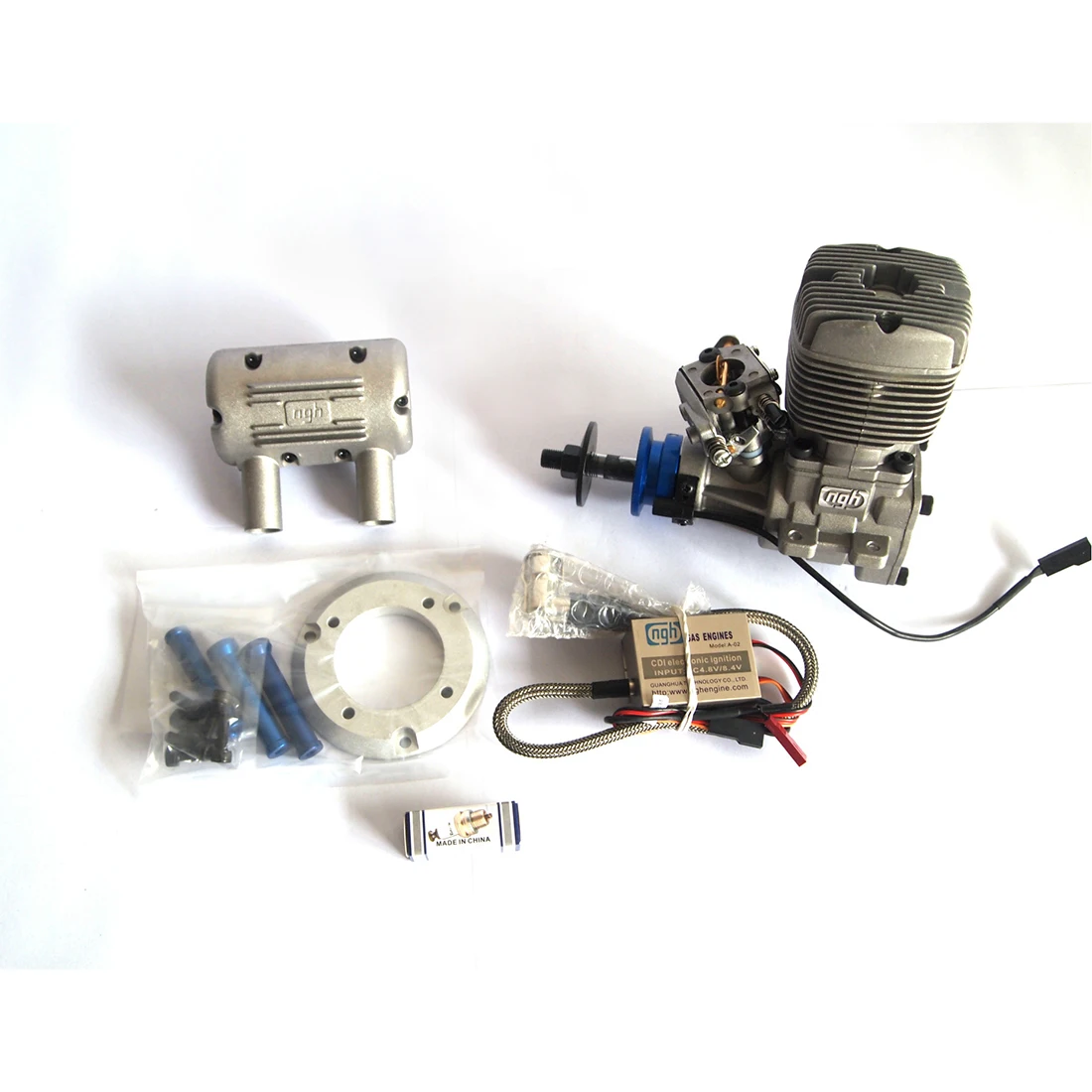 Ngh GT35 35cc одноцилиндровый двухтактный бензиновый двигатель с воздушным охлаждением для дрона с неподвижным крылом, обучающая игрушка для детей и взрослых