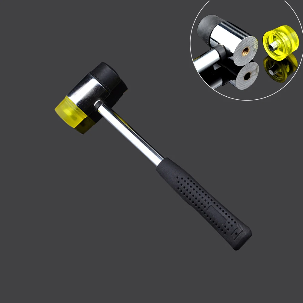 Sanbest Leather Carving Craft Hammer Tool Kit Cowhide Punch Cutting