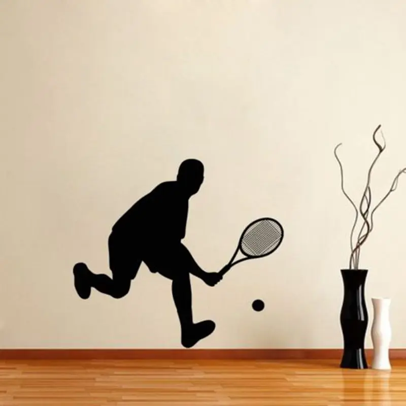 DCTAL Tennis Sticker Car Window Sports Decal Muurstickers Name Posters Vinyl Wall Decals Parede Decor Mural Tennis Sticker