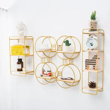 

Modern Simple Wall Placement Frame No-punching Double-layer Three-layer Iron Art Frame Decoration Wall Hanging Ornaments Place