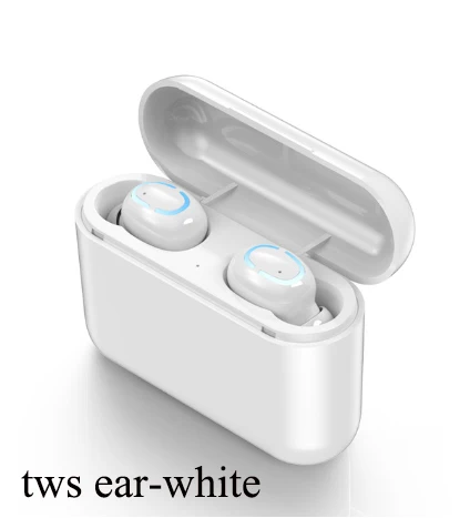 HBQ, новинка, Q32, TWS, беспроводная гарнитура, настоящий Bluetooth 5,0, свободные руки, спортивные наушники, 3D стерео наушники, HIFI Звук - Цвет: Q32-white-tws
