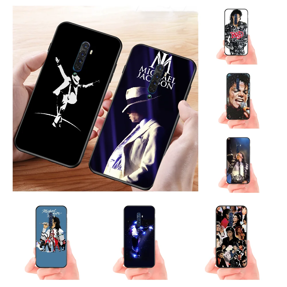 NBDRUICAI Майкл Джексон мягкая черная фотография для OPPO Reno2 Z R15 pro R17 R11 R9S Plus R9 |