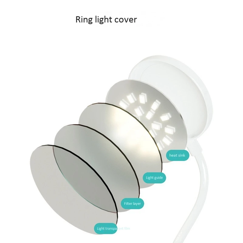  18 LEDs Dimmable Flexible Study Clamp Desk Lamp Eye-Care Press Sensitive 5W Light Memory Function U