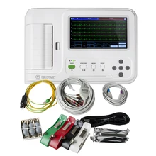 

Portable ECG EKG Machine Digital 6-channel Electrocardiograph with Software