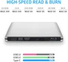 External USB3.0 Blu-Ray Reader Bluray Burner and Writer 3D BD-ROM Optical DVD Recorder BD-RE Bluray Play for Laptop/Desktop 6