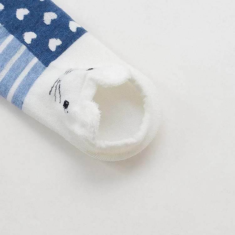 women cotton socks stereoscopic Cute Animal Female Kawaii Cat With Dog Summer Short Socks Women Casual Soft Funny Socks