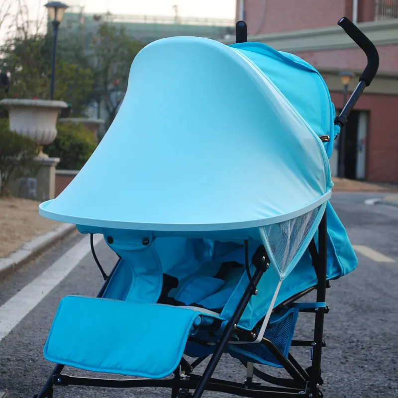 Детская коляска Солнцезащитная УФ Защита плюс размер солнцезащитный козырек carraige черный синий навесной чехол Аксессуары для коляски