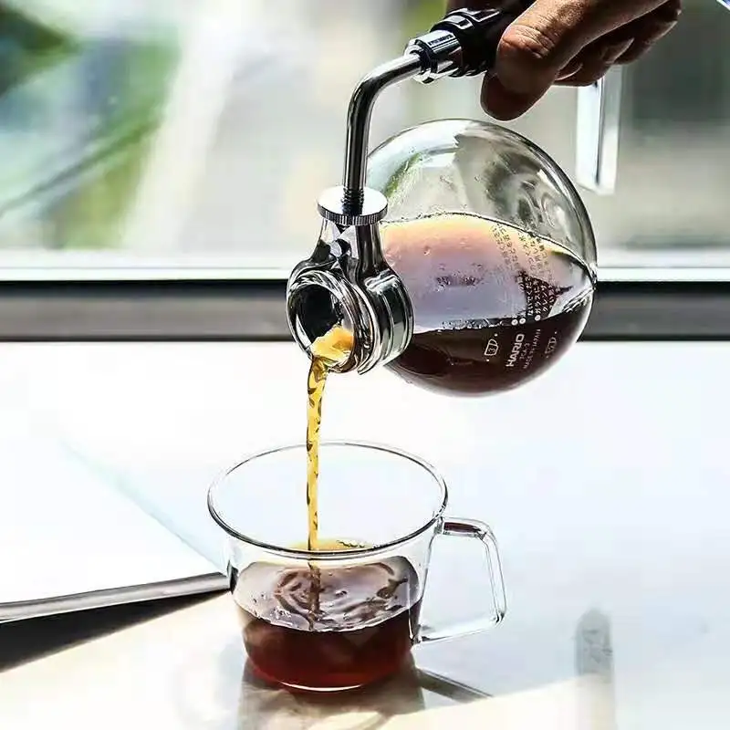  Japanese Style Siphon Coffee Maker Tea Siphon Pot Vacuum  Coffeemaker Glass Type Coffee Machine Filter Kahve Makinas 3cup 5cup  (3cup): Home & Kitchen