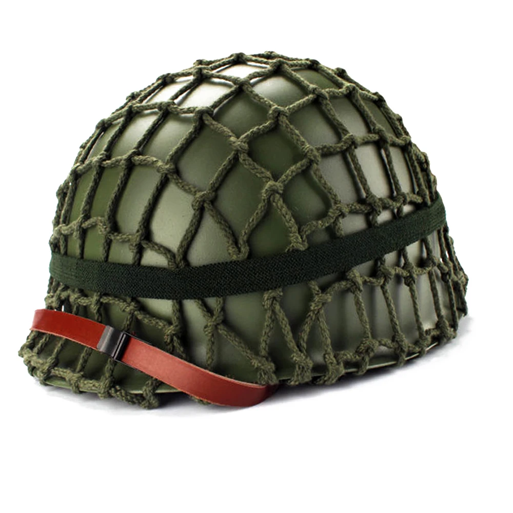 Охотничьи шапки камуфляжная сетка M1 CS шлем W Сетка Чехол камуфляж шлем для второй мировой войны стали WW2 США Армейское снаряжение военный